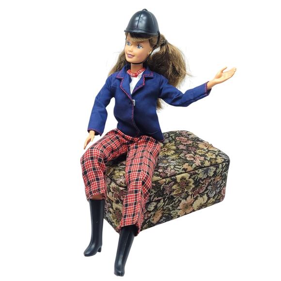 1997 Vintage Poseable Horse Riding Club Barbie #19268 ReDressed - Picture 2 of 10